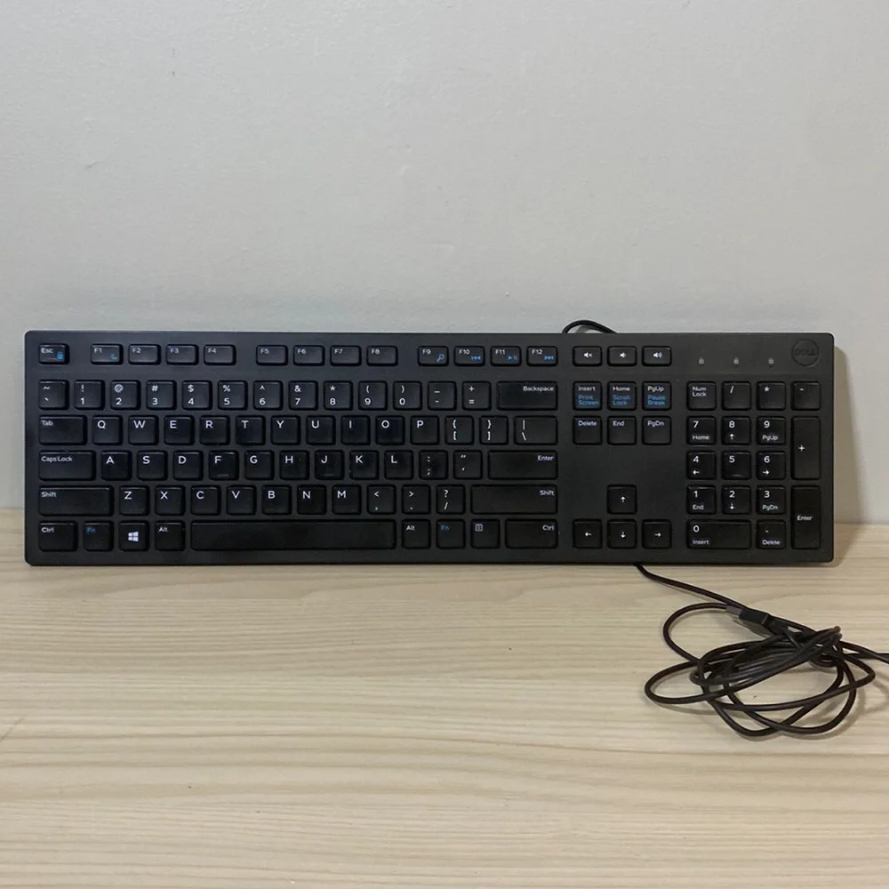 DELL wired black universal slim keyboard